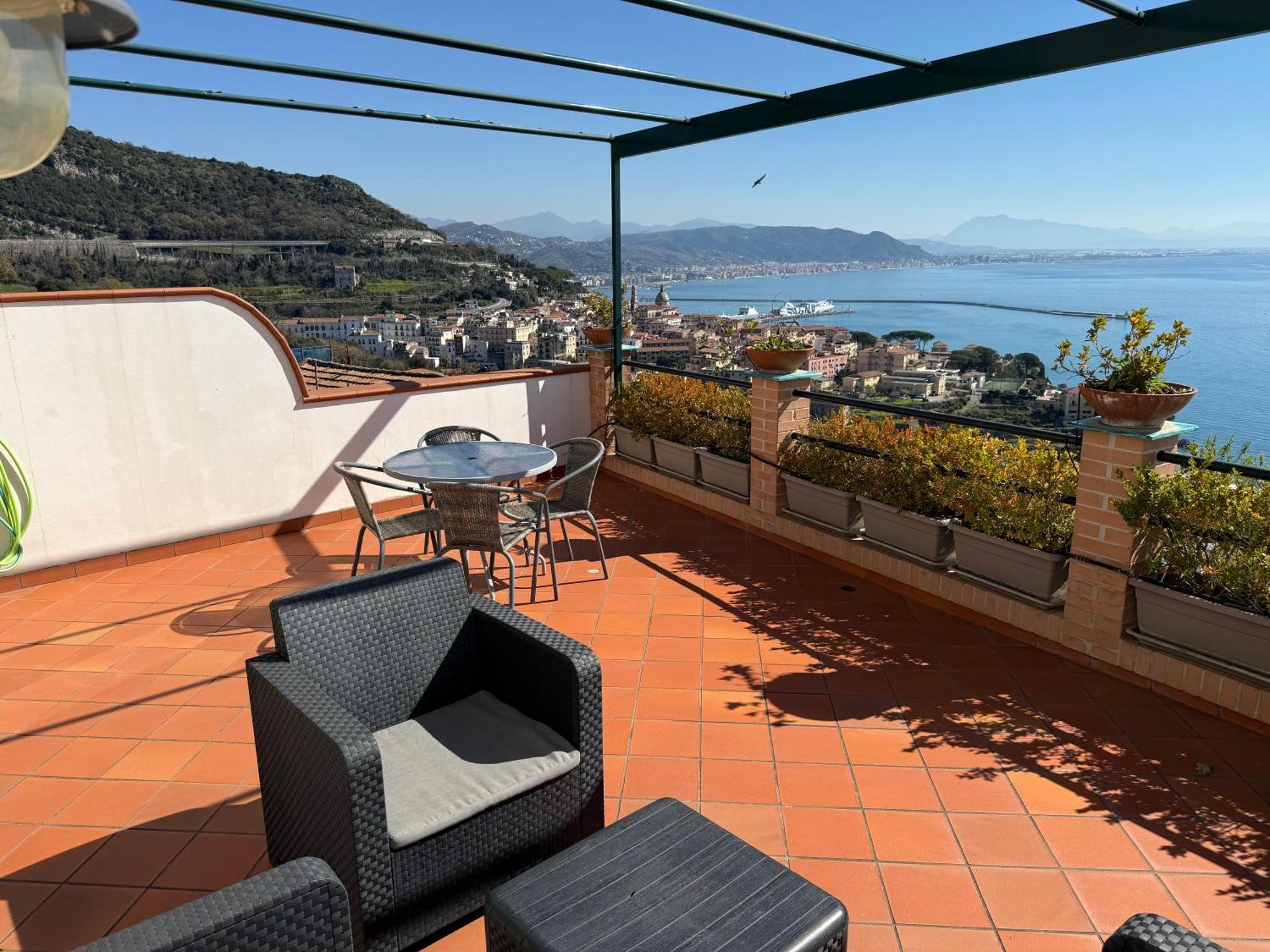 Villa Casa Gabriella - Amalfi Coast - Free Parking - Full Sea View Vietri Exterior foto